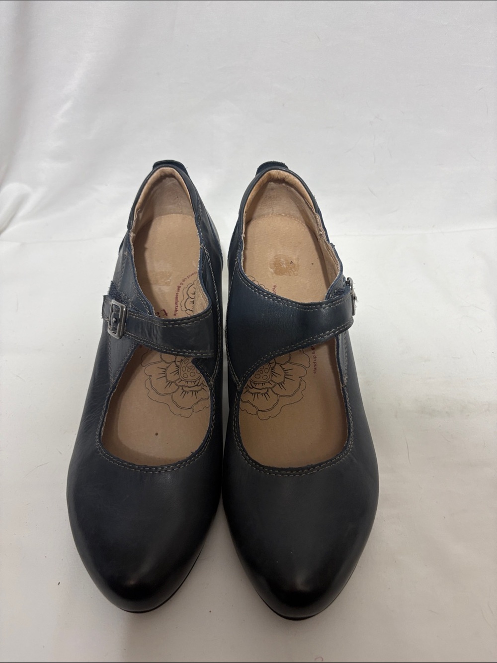 Women’s Taos Banter Navy Blue  Mary Jane Comfort heeled with Adjustable Strap